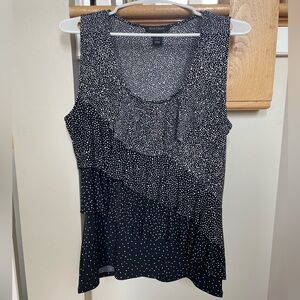 White House Black Market Sleeveless Blouse Size L